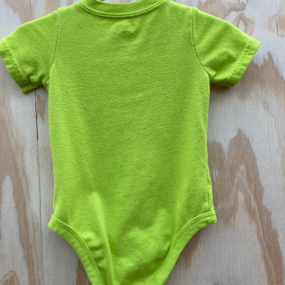 Garanimals Yellow Green "Demanding" Onesie, 6-9 months - Picture 2 of 3